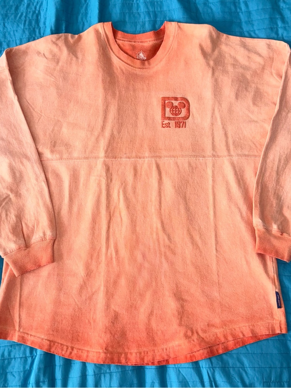 Disney Spirit Jersey Womens S
Orange Walt Disney World Est
1971 Gradient Orange